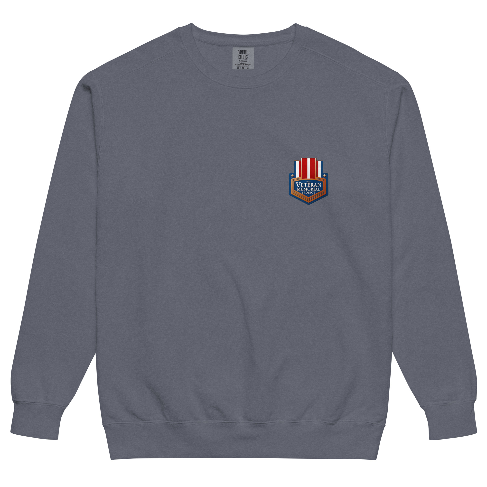 Unisex garment-dyed sweatshirt