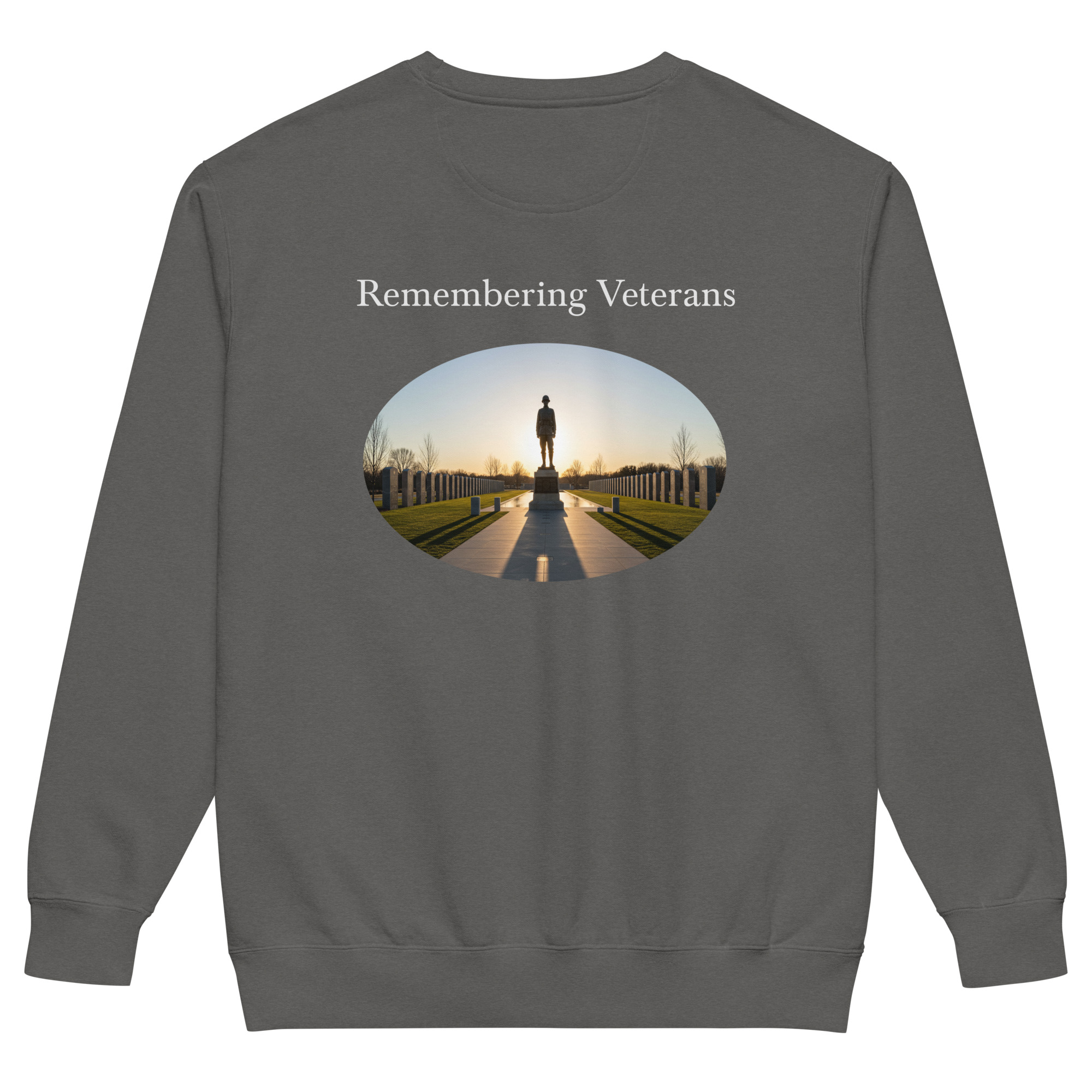 Unisex garment-dyed sweatshirt - Image 4