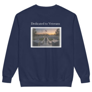 Unisex garment-dyed sweatshirt