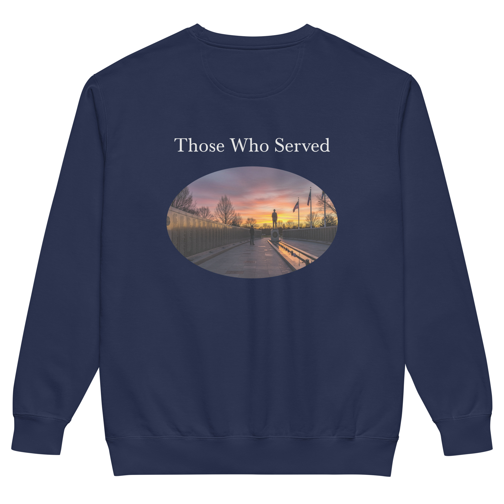 Unisex garment-dyed sweatshirt