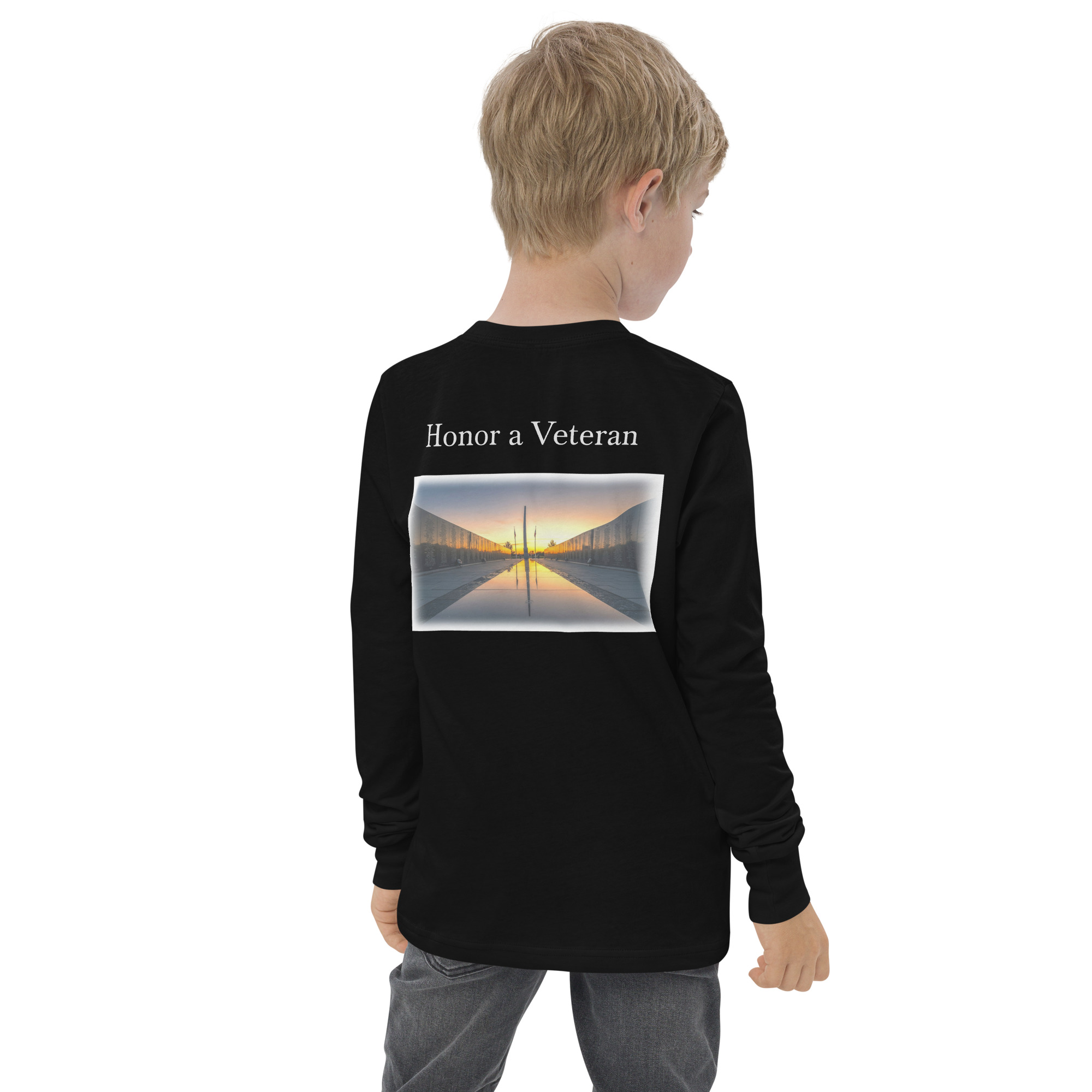 Youth long sleeve tee - Image 5